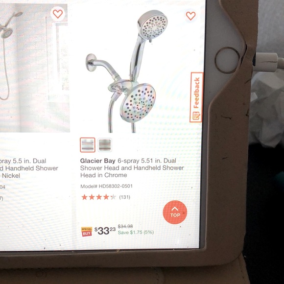 Glacier Bay Bath Glacier Bay Handheld Shower And Showerhead